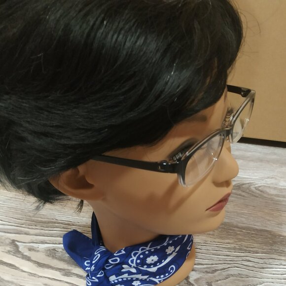 Rectangular Fashion Glasses with Fake Plastic Lenses - Picture 2 of 6